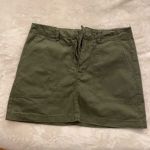 Indigo Rein - Green Mini Skirt